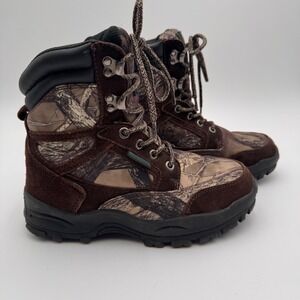 Tamarack Women Camo Waterproof Hunting Boots 600g Thinsulate Suede FP-0824-WC 7M